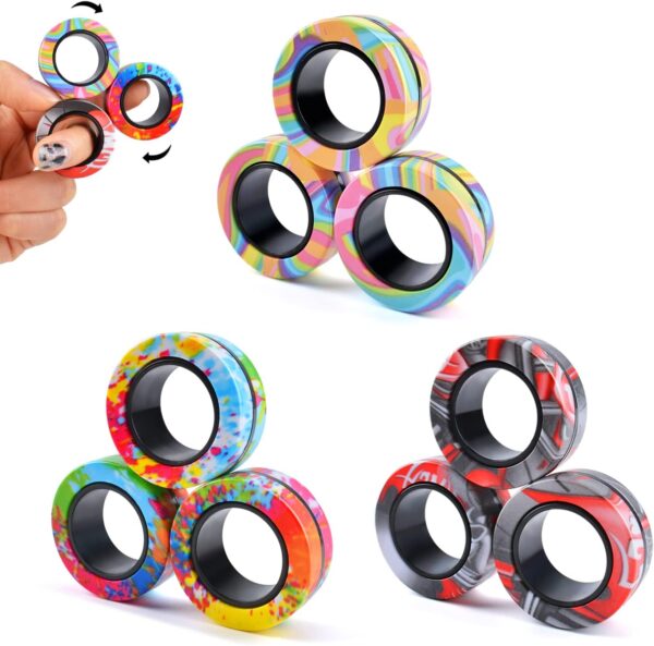 ADHD 9Pcs Magnetic Rings